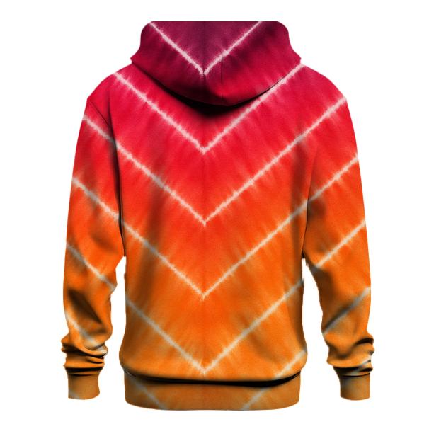 Chevron Sunset Accordion Stripes hoodies fashion