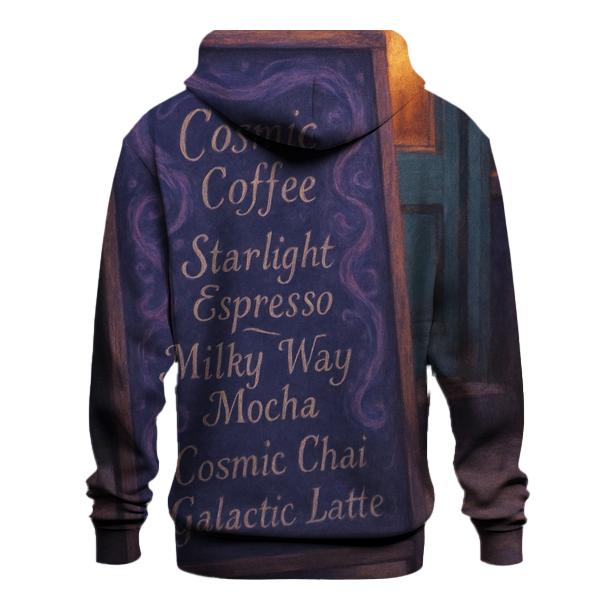 Nebula Night Cafe Signboard heavyweight hoodies
