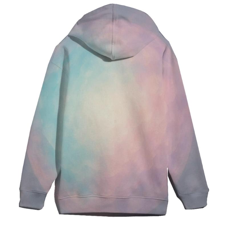 Clouded Opal Bloom premium hoodies