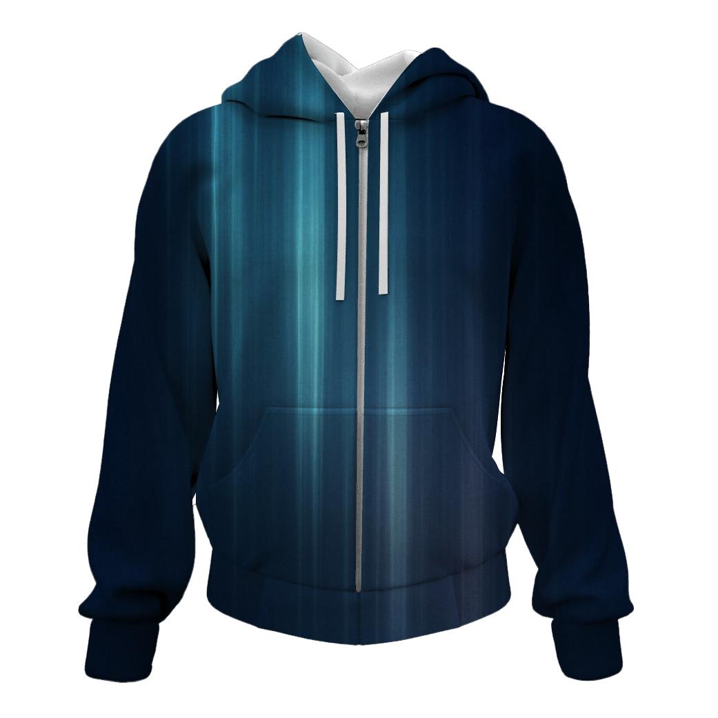 Luminous Rainfall Gradient custom hoodies