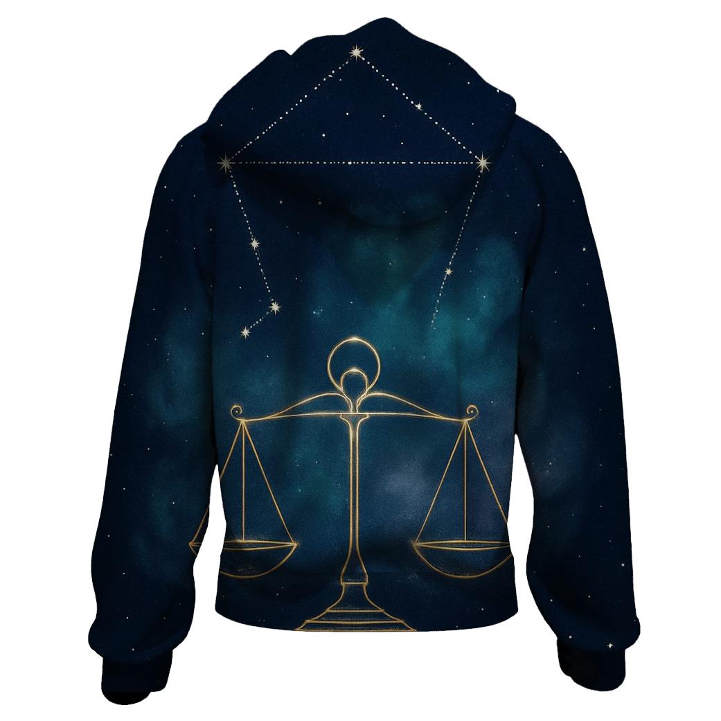 Luminous Libra Star Scales lightweight hoodies