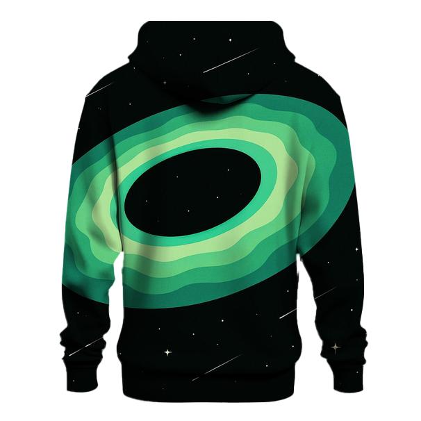 Aurora Oval Night Track zip-up hoodies