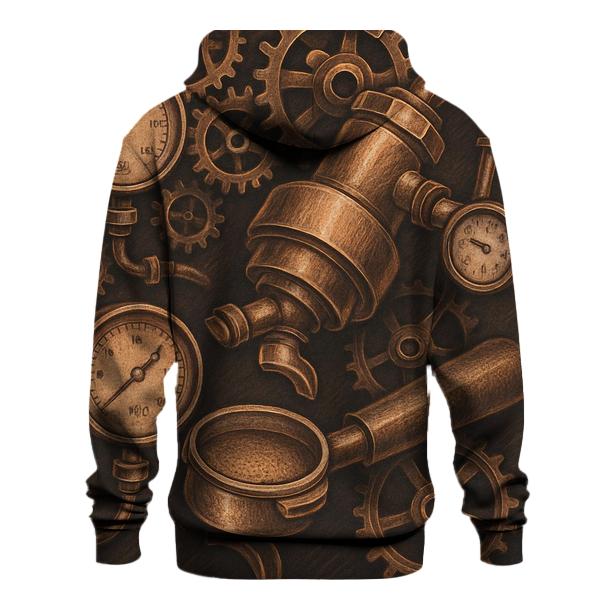 Copper Espresso Mechanics premium hoodies