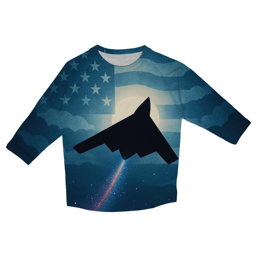Silent Flight Of Freedom designer 3/4 sleeve blouses