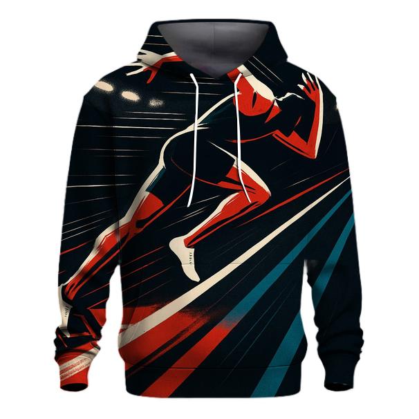 Futuristic Sprint Track Lines hoodies fashion