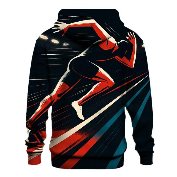 Futuristic Sprint Track Lines hoodies fashion