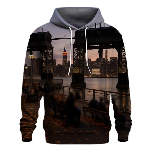 Autumn Evening From Gantry Plaza State Park hoodie trends