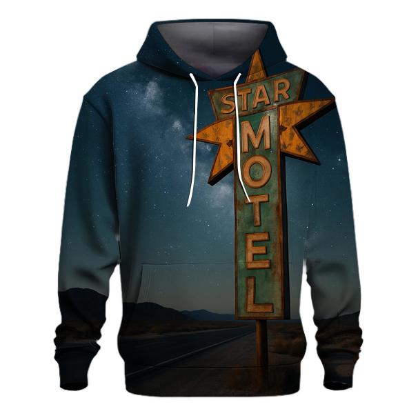 Celestial Motel Roadside Sign pullover hoodies