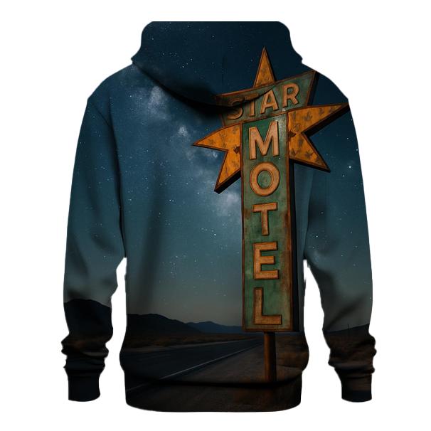 Celestial Motel Roadside Sign pullover hoodies