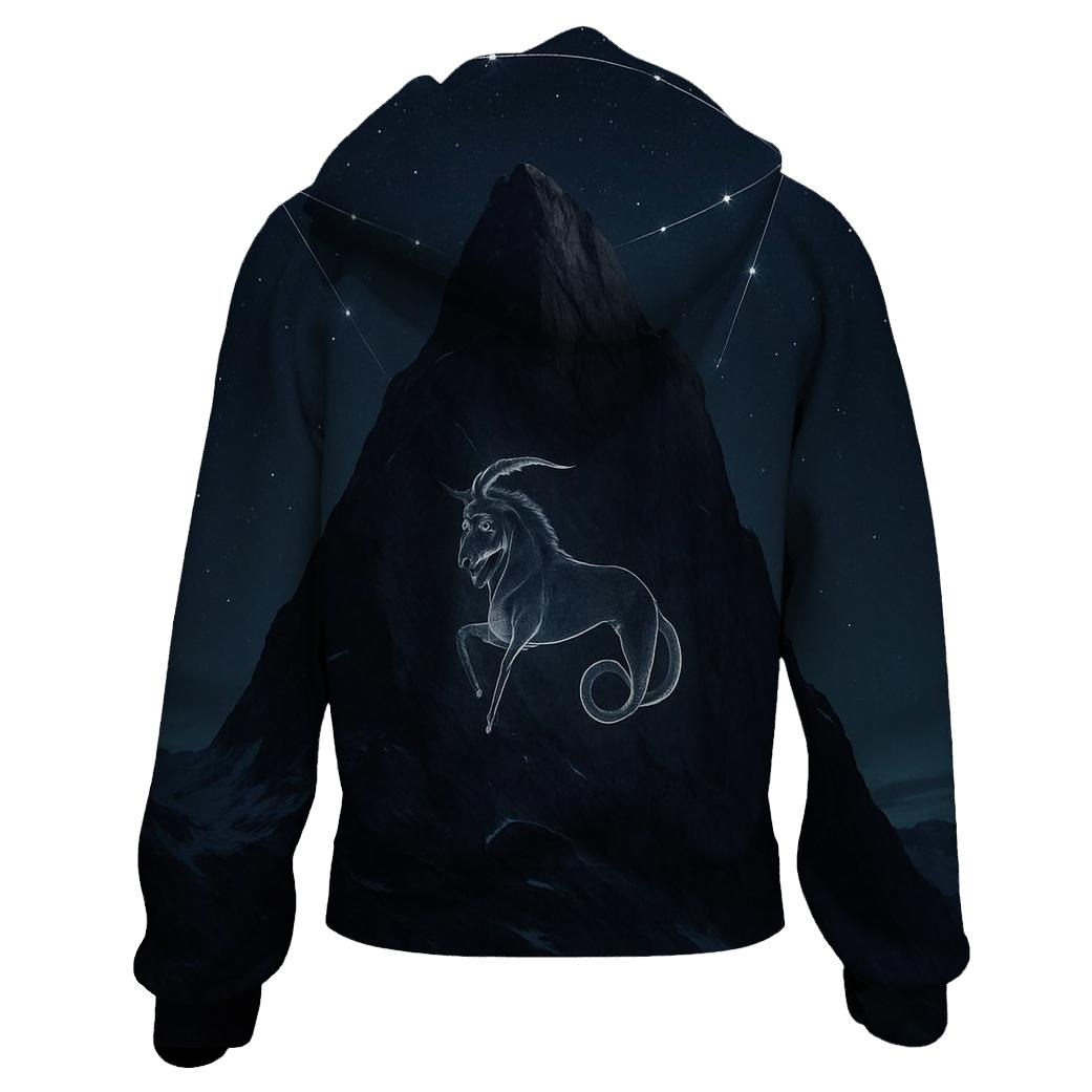 Capricorn Mountain Summit Zodiac Gate lightweight hoodies