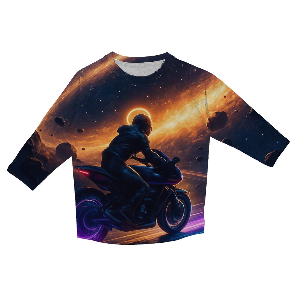 Halo Rider On The Meteor Highway stylish quarter sleeve tops