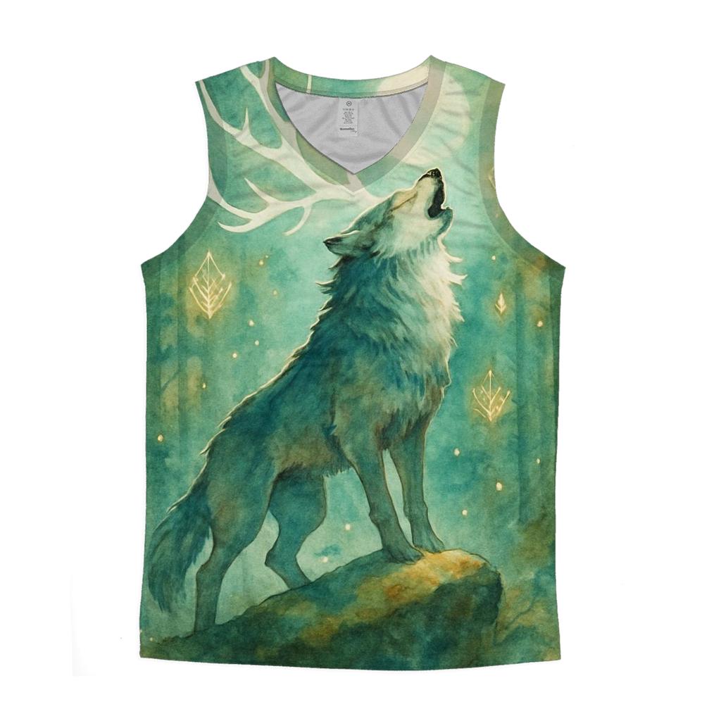 Forest Spirit Howl designer workout tanks