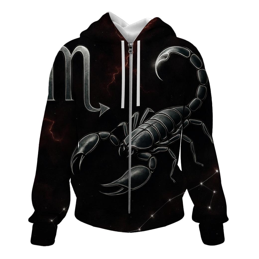 Scorpio Nebula Scorpion Sigil pullover hoodies