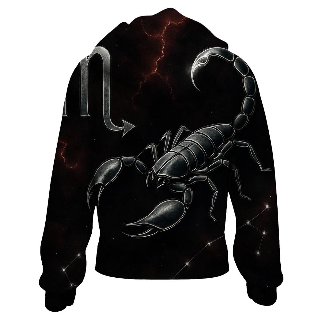 Scorpio Nebula Scorpion Sigil pullover hoodies