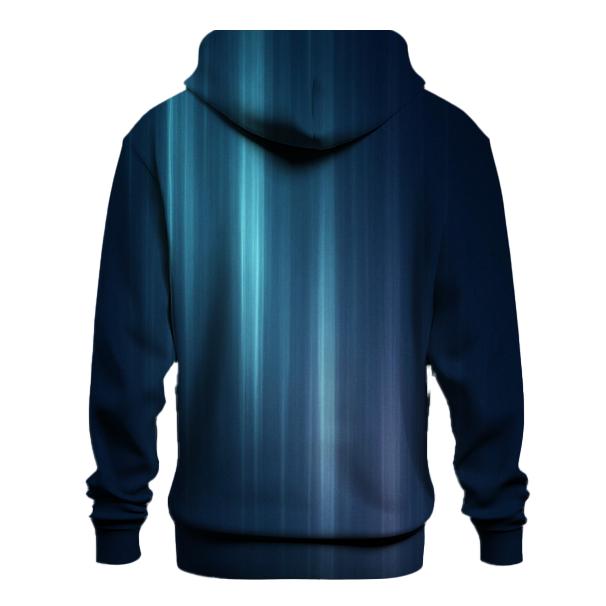 Luminous Rainfall Gradient zip-up hoodies