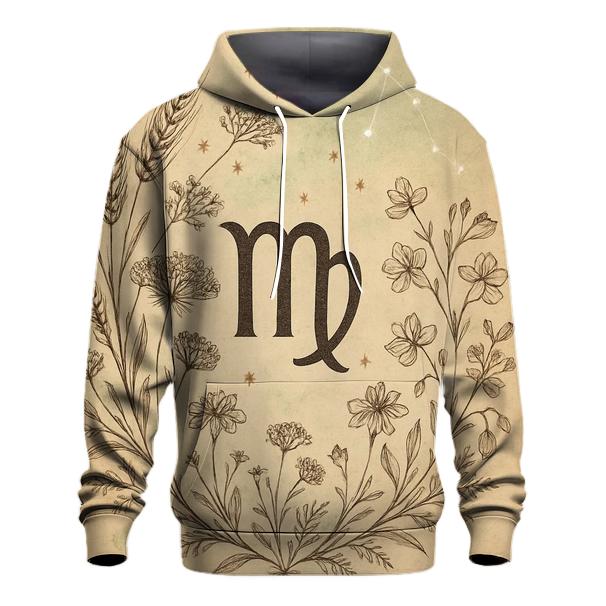 Celestial Virgo Botanical Chart hoodie styles