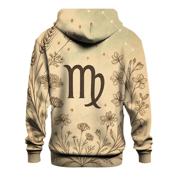 Celestial Virgo Botanical Chart hoodie styles