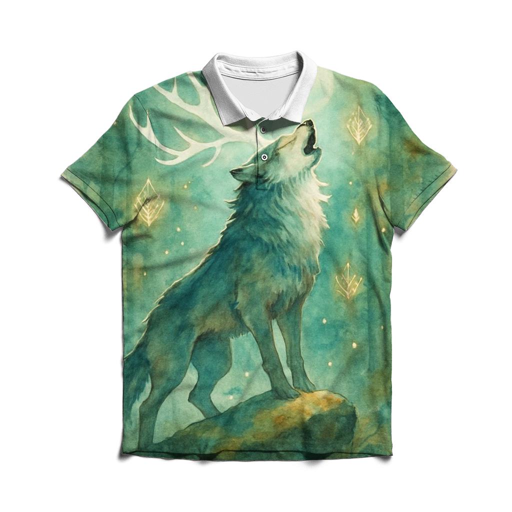 Forest Spirit Howl casual sports polo shirts