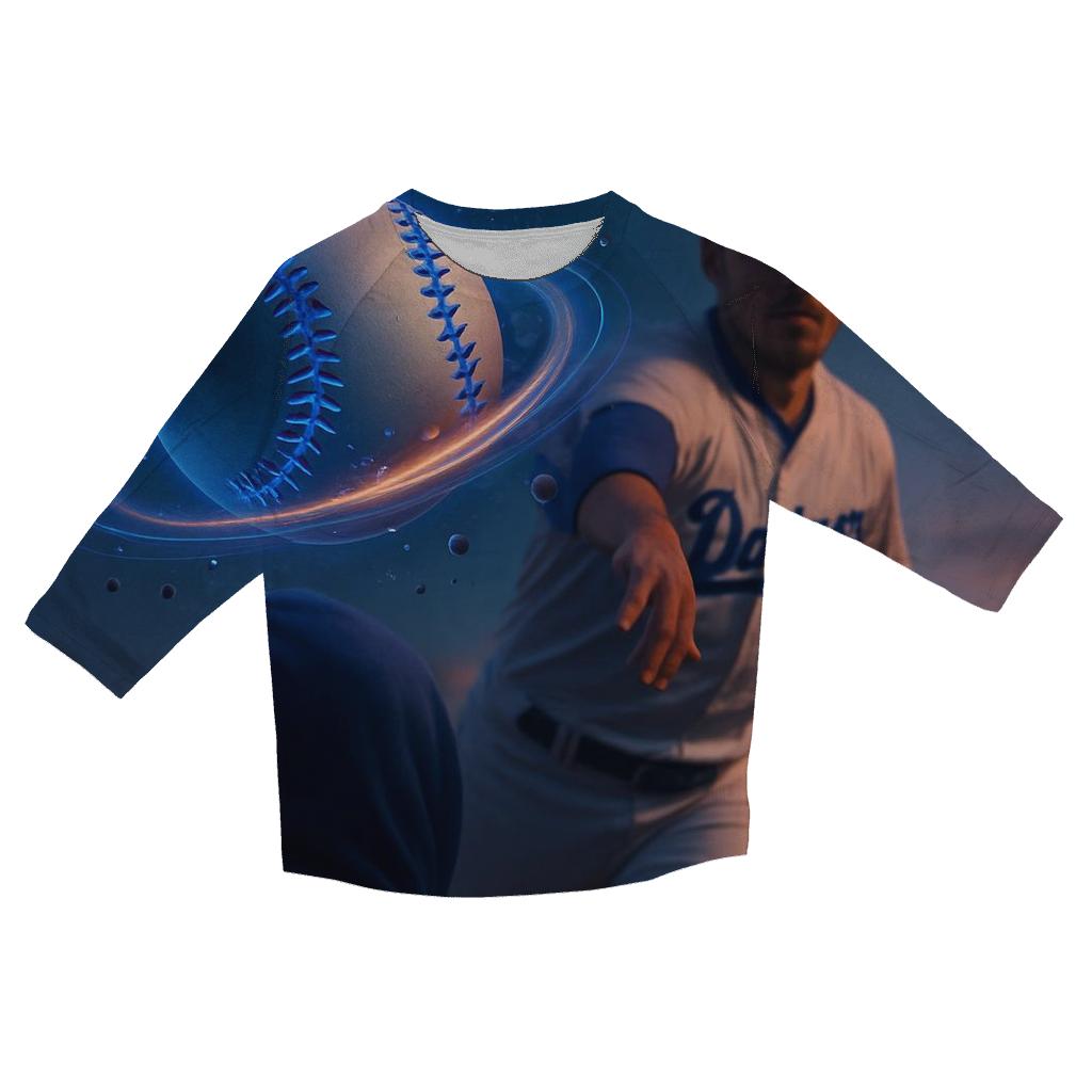 Galaxy Curveball Horizon casual three quarter sleeve shirts