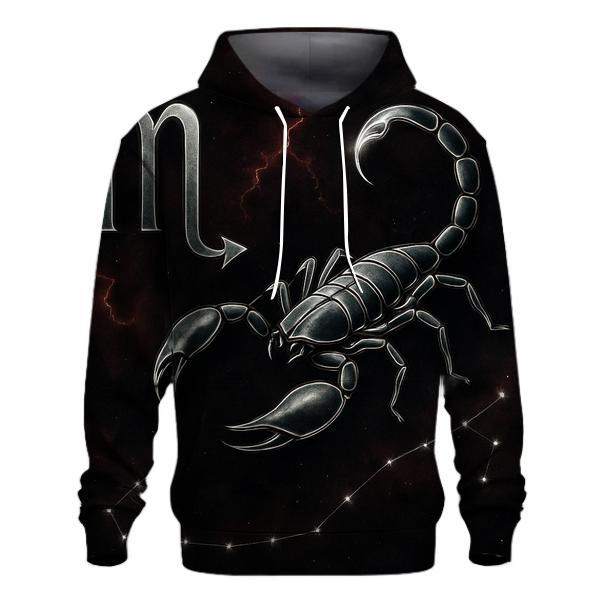 Scorpio Nebula Scorpion Sigil embroidered hoodies