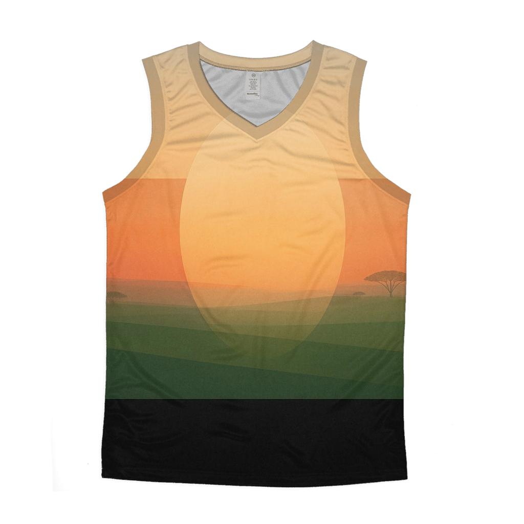 Kenyan Savannah Spear Horizon personalized athletic tanks