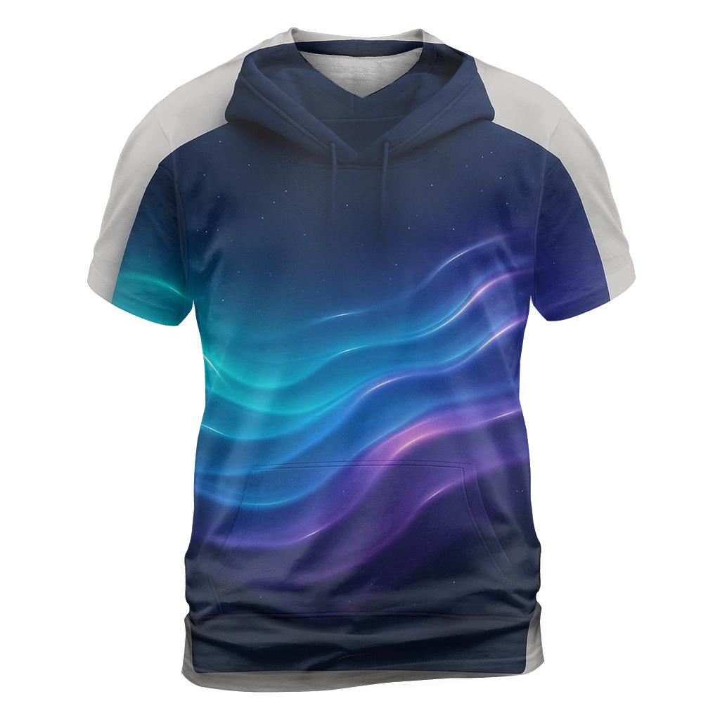 Aurora Tidal Gradient designer pattern shirts