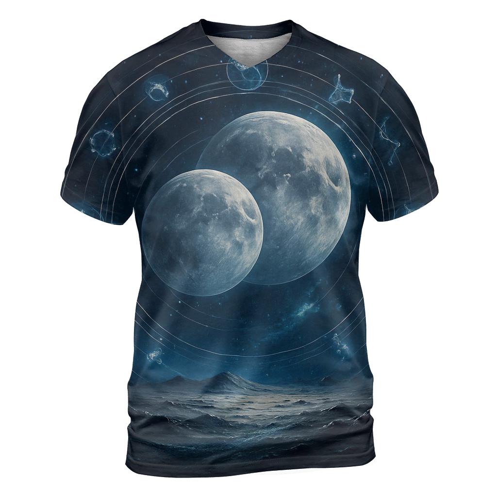 Chrono Rings Of The Twin Moons custom all-over print shirts