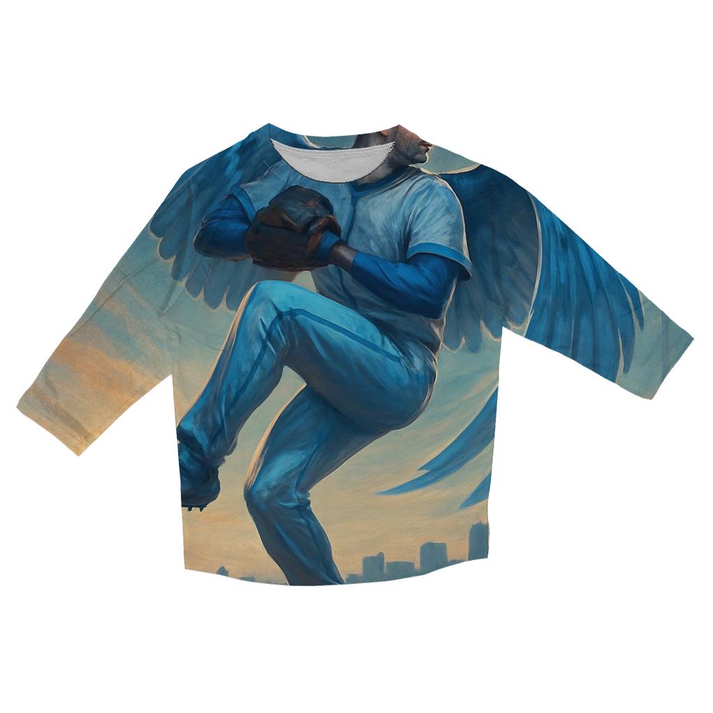 Rising Horizon Pitcher Blue Jays Fusion casual three quarter sleeve shirts