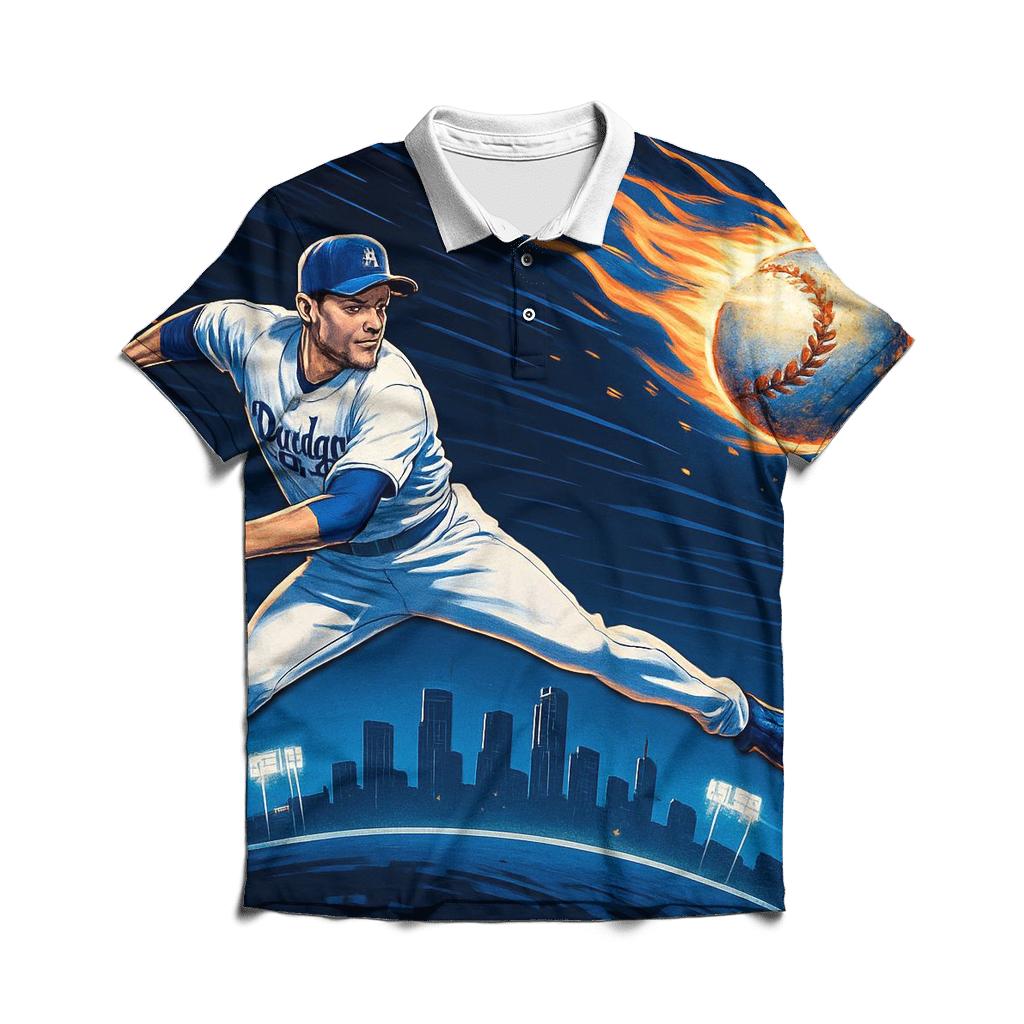 Skyline Fastball Meteor Shower classic pique polos