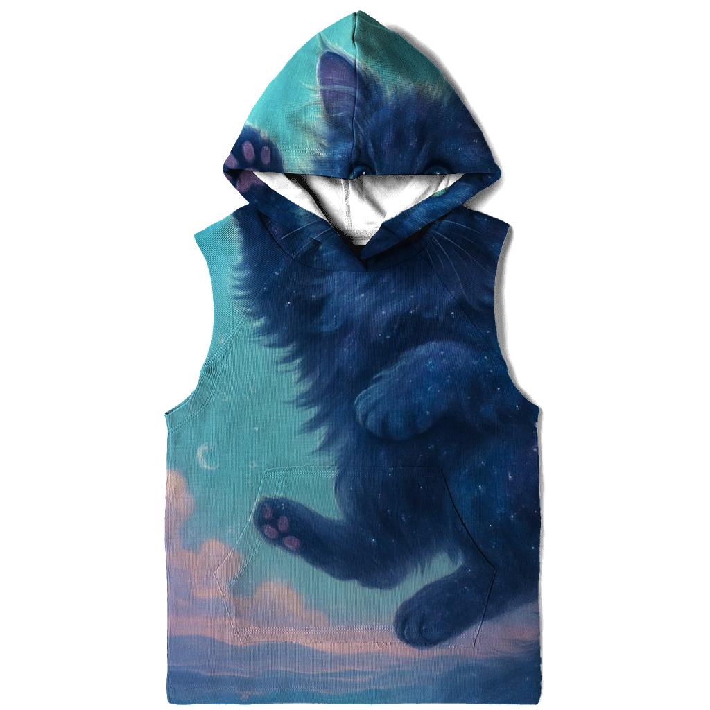 Celestial Jellyfish Cat Drift designer hoodies