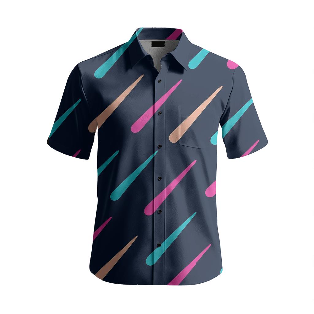 Meteor Shower Diagonal Toss stylish threadwork shirts