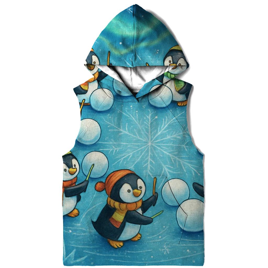 North Pole Penguin Snowball Orchestra pullover hoodies