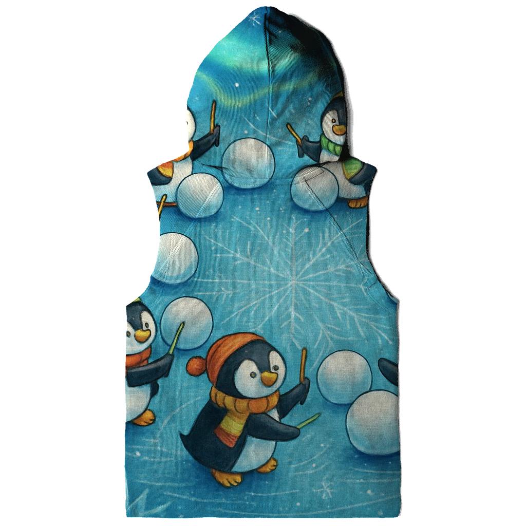 North Pole Penguin Snowball Orchestra pullover hoodies