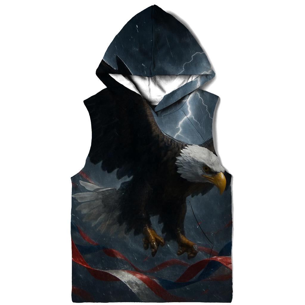 Eagle Storm Across The Stripes lightweight hoodies