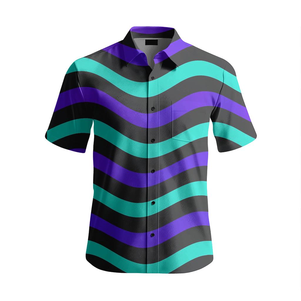 Time Dilation Wave Stripes premium embroidered apparel