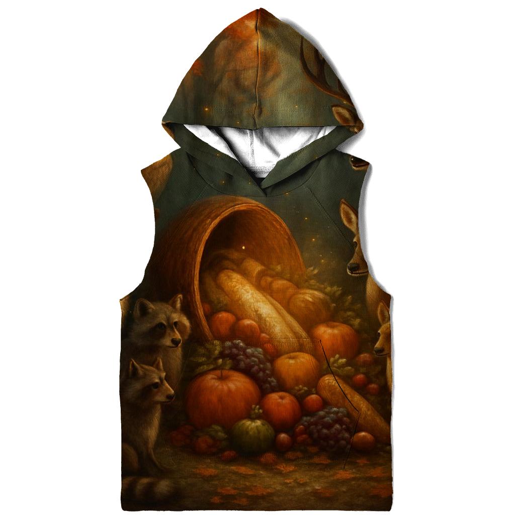 Enchanted Forest Cornucopia Circle graphic hoodies
