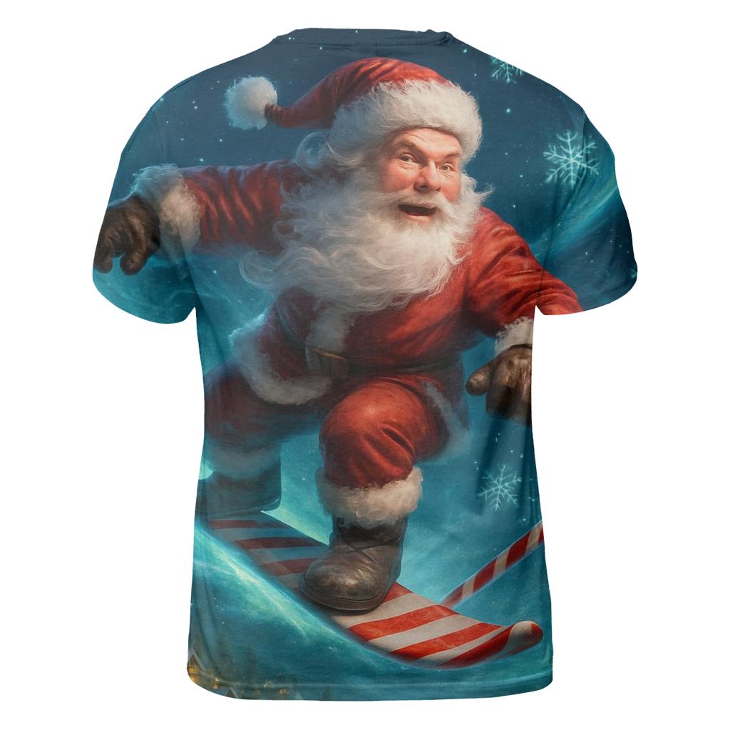 Aurora Trailblazer Santa trendy printed shirt styles