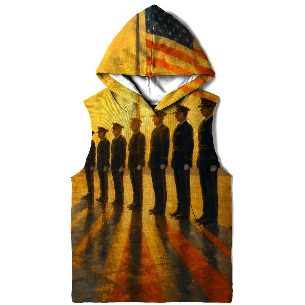 Honor Guard At The Golden Horizon pullover hoodies