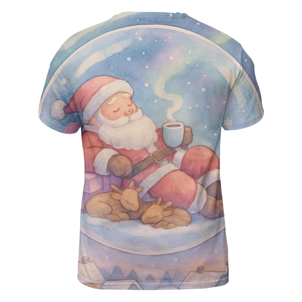 Snowglobe Dream Santa personalized full print shirts