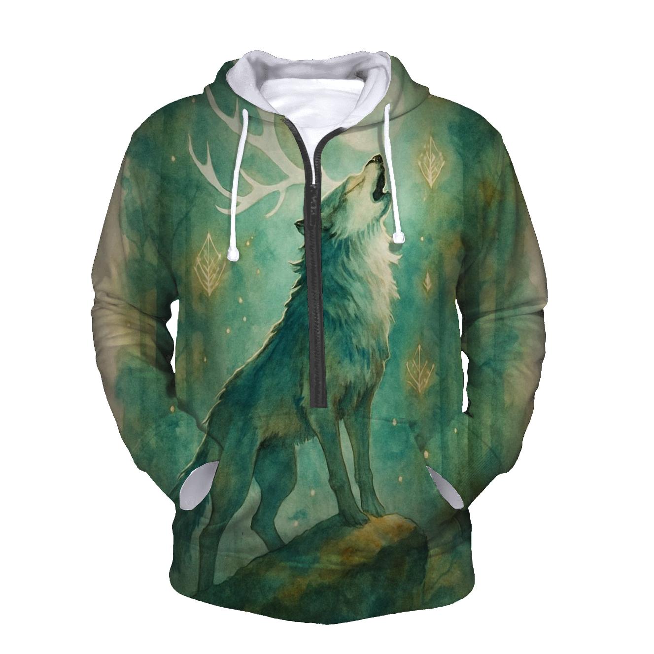 Forest Spirit Howl premium hoodies