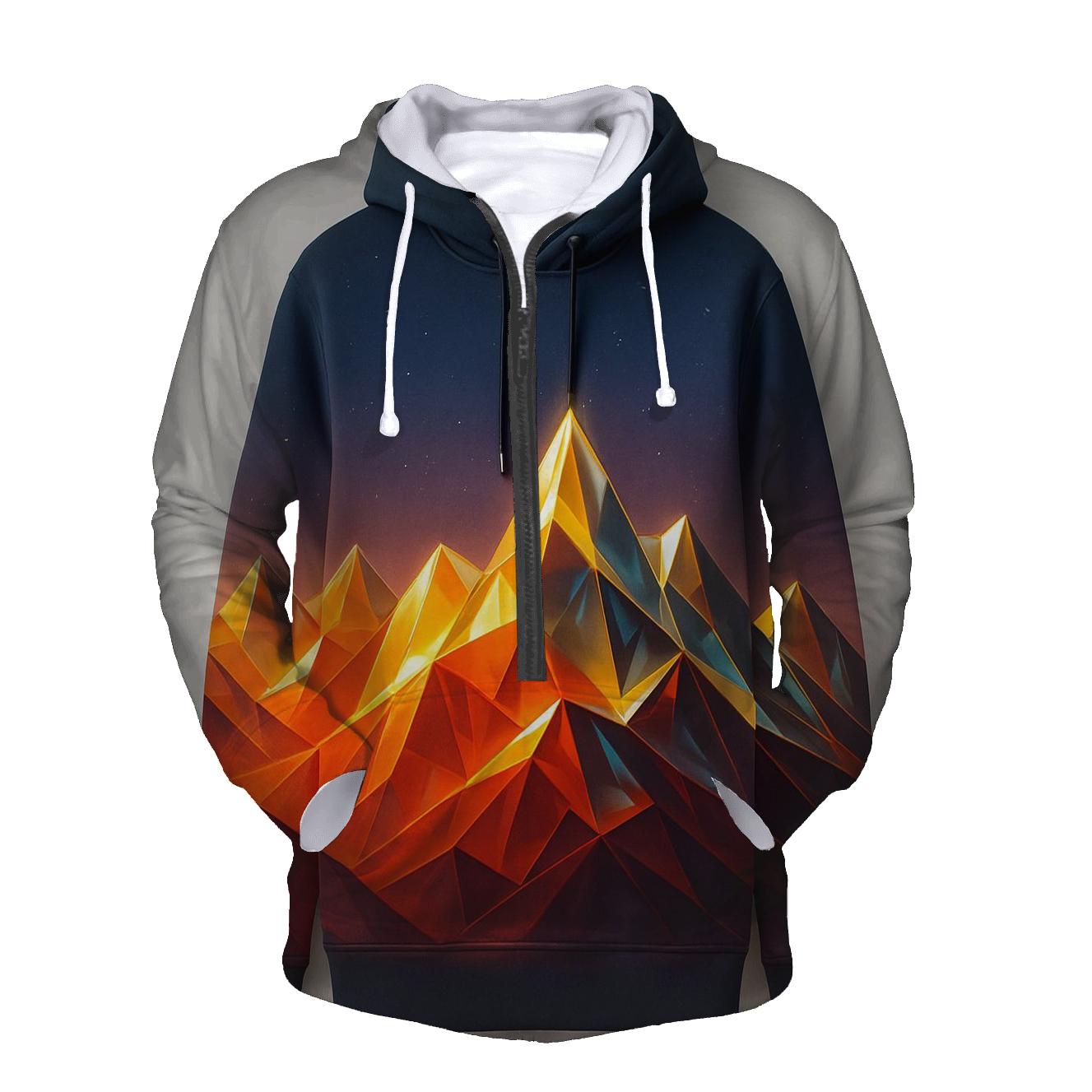 Prismatic Horizon Drift hoodies fashion