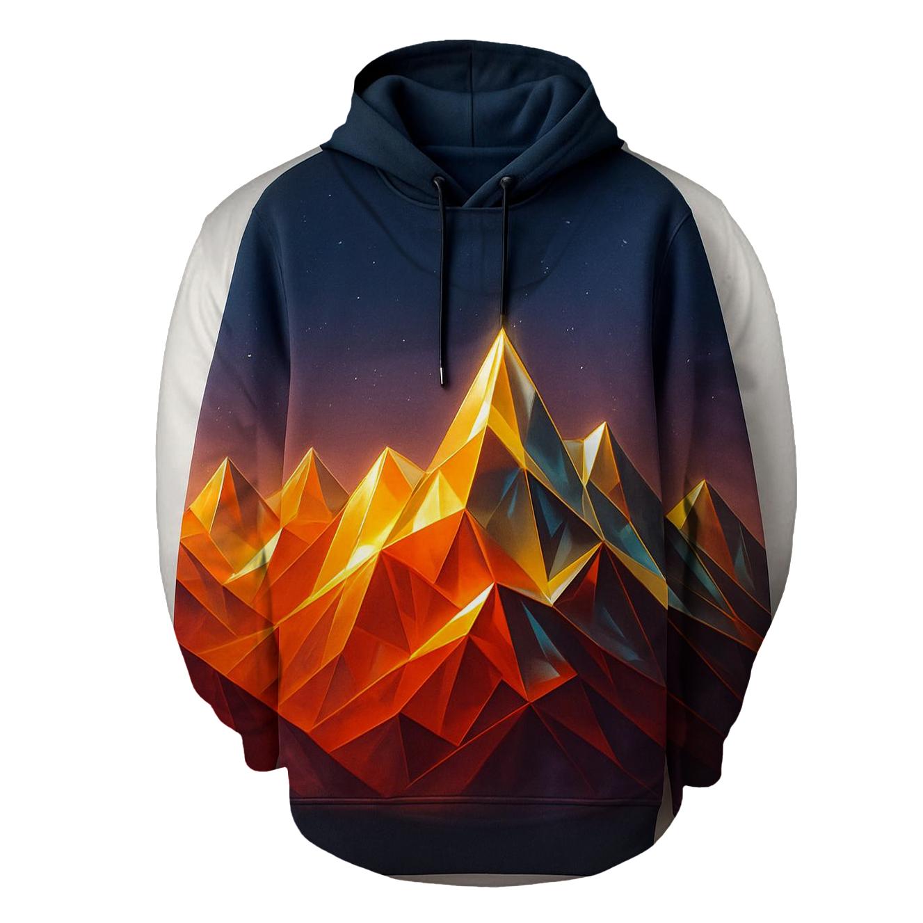 Prismatic Horizon Drift hoodies fashion