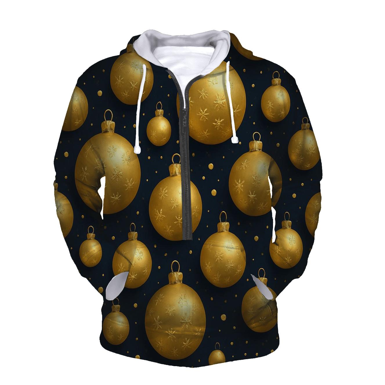 Golden Ornament Constellation On Midnight Navy designer hoodies