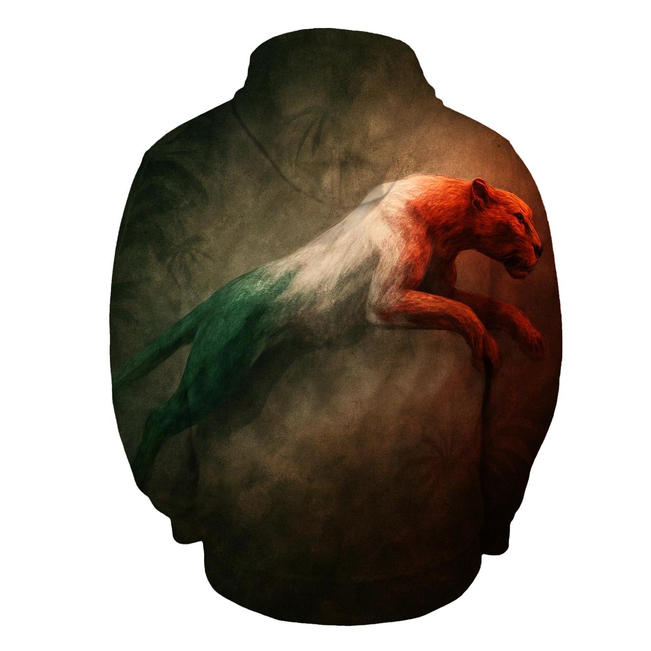 Mexican Flag Jaguar Spirit hoodie designs