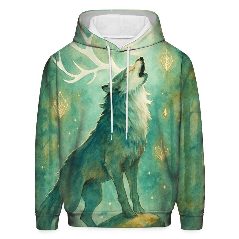 Forest Spirit Howl printed hoodies