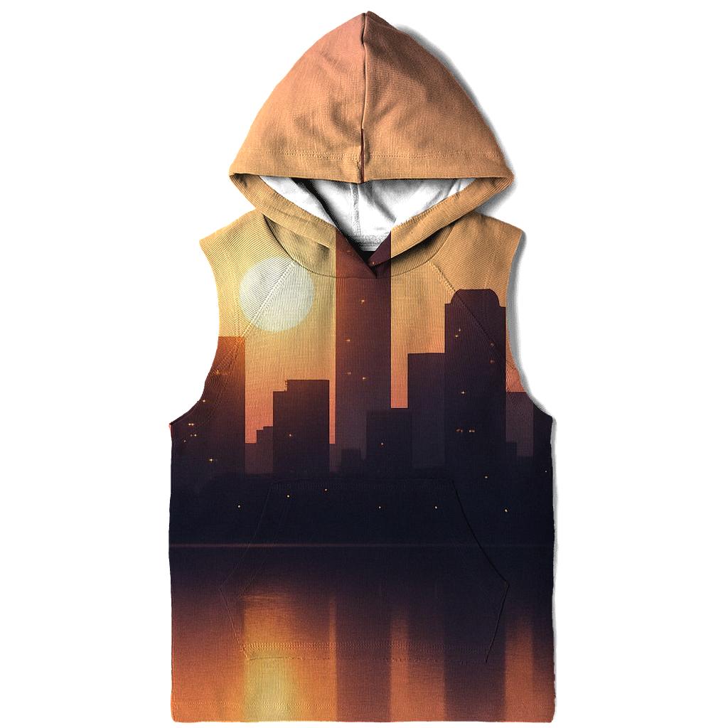 Skyline Reverie Sunset designer hoodies