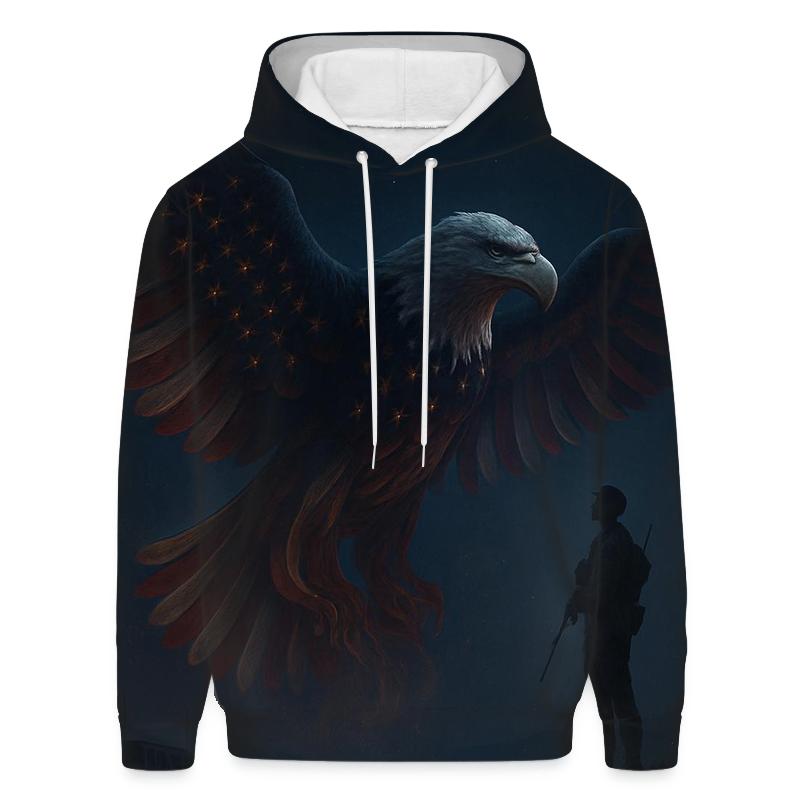Guardian Eagle Over Silent Watch custom hoodies