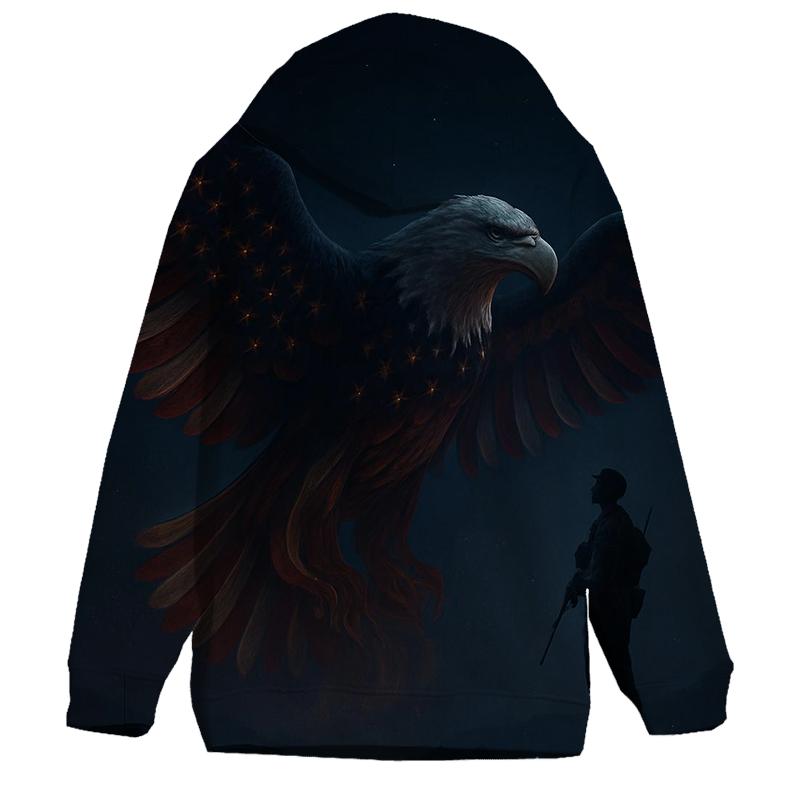 Guardian Eagle Over Silent Watch custom hoodies