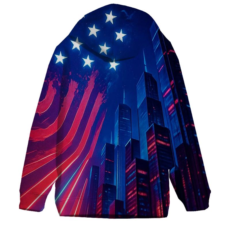 Neon Republic Skyline Flag lightweight hoodies