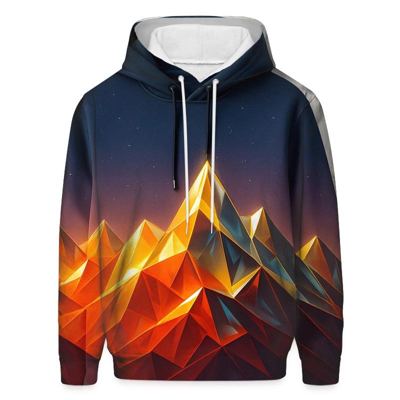 Prismatic Horizon Drift premium hoodies